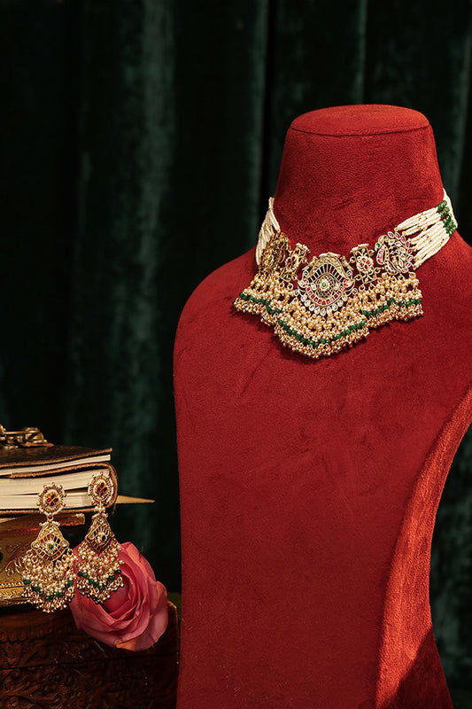 Traditional Kundan Bridal Necklace Jewelry Set for Wedding & Special Occasions