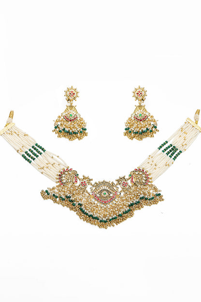 Traditional Kundan Bridal Necklace Jewelry Set for Wedding & Special Occasions